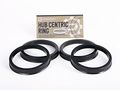 Stancemagic Hubcentric Rings Pack Of 4 60 1mm Id To 72 6mm Od Black Poly Carbon Plastic Hubrings Only For Toyota And Lexus With 