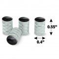 Justice League Movie Batman Logo Tire Rim Wheel Aluminum Valve Stem Caps