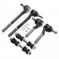 A-premium Set Of 6 Front Sway Bar Link Inner Outer Tie Rod End Compatible With Chevrolet Blazer 1998-2005 S10 1998-2004 Gmc