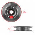 Caltric 2 V-idler Pulley For John Deere Lt180 Ltr155 Ltr180 Lx280 Lx289 Fj400d Am118447