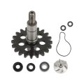 Water Pump Impeller Shaft Gear Kit Replacement For Yamaha Yz250f 2001-2013 5nl-12459-00-00 5xc-12459-00-00
