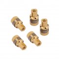 Hilitand 5pcs Welding Gun Tip Adapters 169716 Brass Gas Diffuser Accessory For Miller M-10 15 Hobart Mig