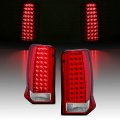 Amerilite Red Clear Led Tail Lights For Cadillac Escalade Passenger And Driver Side