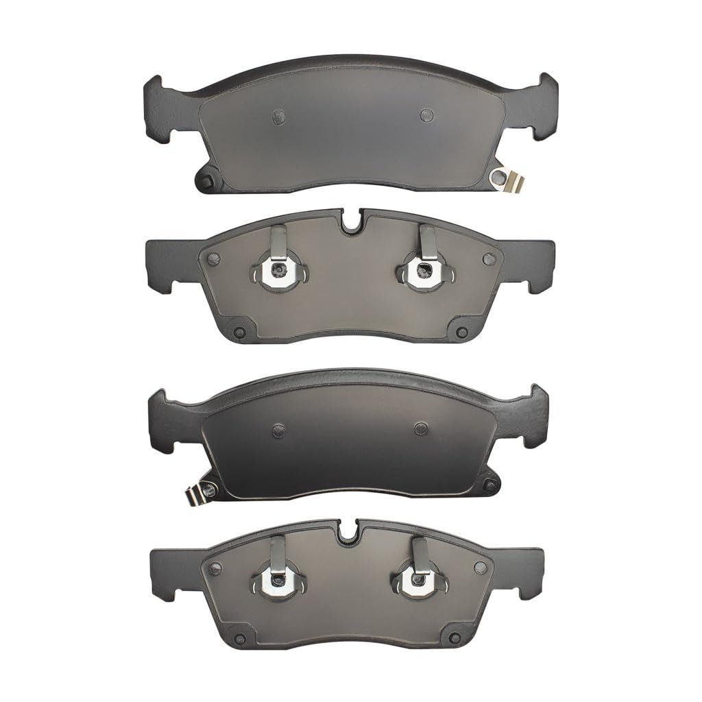 Front Disc Brake Pads For Mercedes Benz Gls350d 2017 Semi Metallic Friction Mechanical Wear Sensor 2 58 In Inner Pad Height
