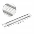 Uxcell Rectangle Shape Ventilation Grille Aluminum Alloy Louvered Air Vent 11 81 X 1 97 Inch For Wardrobe Cupboards 2pcs