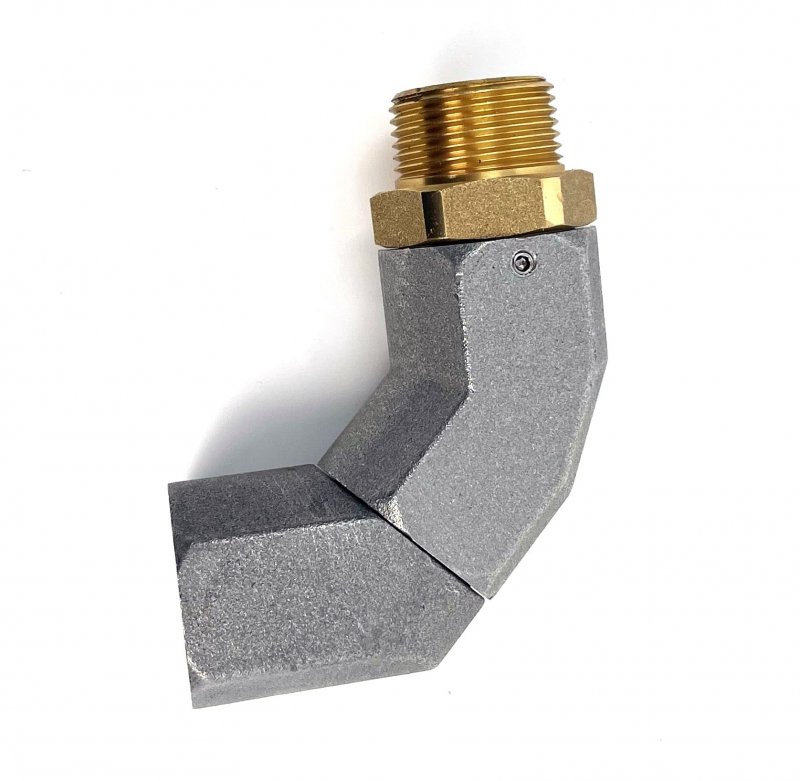 3 4 Inch Fuel Hose Swivel60 Rotating Connector For Transfer Pump Nozzle Multi Plane 3 Npt