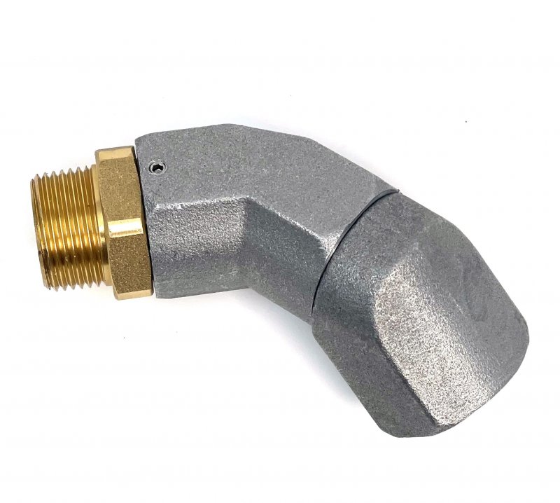 3 4 Inch Fuel Hose Swivel60 Rotating Connector For Transfer Pump Nozzle Multi Plane 3 Npt