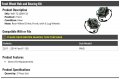 Front Wheel Hub And Bearing 2 Piece Kit Compatible With 2011-2014 Ford F150 Rwd With 6 Lug Wheels