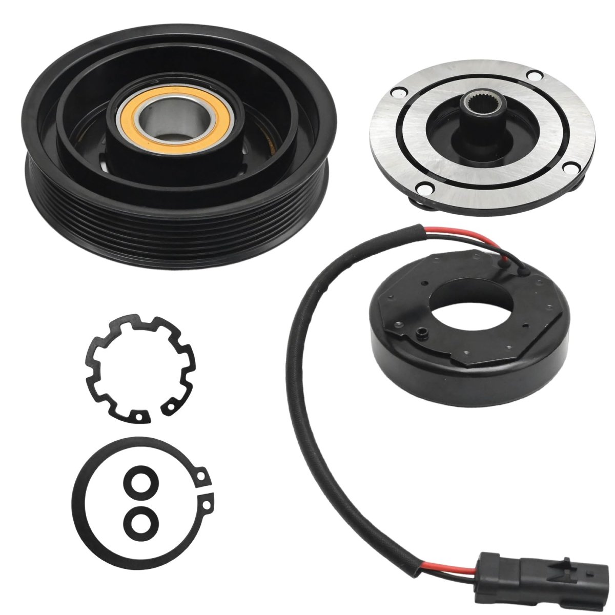 68084834ab Ac Compressor Clutch Assembly Kit For Chrysler 300 Jeep Grand Cherokee Dodge Charger Challenger Durango