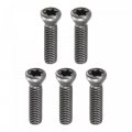 M3 5x15-d5 3 Torx Set Screws Carbon Steel For Replaces Carbide Insert Cnc Lathe Turning Tool Holder 5pcs 