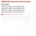 Vipmotoz Full Led Dually Tail Gate Braking Light Lamp Compatible With 1999-2016 Ford F250 F350 F450 F550 Superduty Dual Rear