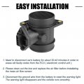 Uxcell Car Mass Air Flow Sensor Meter Maf No 037906461c For Volkswagen Passat 1 8l 1998-1999 2 0l 1996