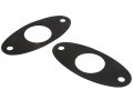 1968 1975 Corvette Soft Top Gasket Rear And Hard Latch On Deck Lid Bezel 2 Pack 