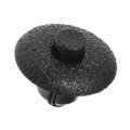 Toyota Sequoia 2001 2009 Cowl Retainers 90467 07117 Push Rivets Fastener Black Plastic 0 655 In Face Diameter 2 Piece Set