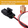2-pin Male Female Abs Wheel Speed Sensor Connector For Toyota Prius 2010-2024 89516-47070 Harness Wire Pigtail
