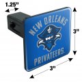 The University Of New Orleans Privateers Logo Tow Trailer Hitch Cover Plug Insert 1 4 Inch 25