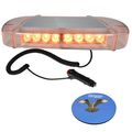 Hqrp High Power 24w Amber Warning Emergency Truck 24-led Snow Plow Safety Strobe Minilight Bar Plus Coaster