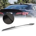 Stp Style Rear Window Windshield Roof Spoiler Compatible With Acura Tlx 2015-2022 Glossy Black Carbon Fiber
