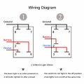 Dual Orange Led 5 Pin On -off Spst Momentary Rocker Switch Base For Arb Carling Auto Marine Boat Dashboard Replacement 12v 24v
