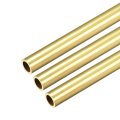 Brass Round Tube 300mm Length 8 5mm Od 1mm Wall Thickness Seamless Straight Pipe Tubing 3 Pcs 