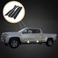 Red Hound Auto Custom Fit 2015-2019 Compatible With Gmc Canyon Crew Chevrolet Colorado Cab 6pc Kit Door Sill Entry Guards