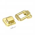 Uxcell Toggle Catch Lock 40mm Retro Decorative Yellow Hasp W Screws For Suitcase Chest Trunk Latch Clasp Pack Of 10