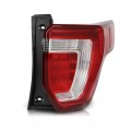Tail Light Taillight Assembly Right Passenger Side W O Wiring Harness For Ford Explorer 2016-2019 Red Clear Lens Rear Brake 