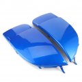 Evgatsauto Fog Lamp Bezel Fit For Sti Wrx 04-05 Abs Material Pair Front Light Cover Blue