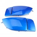 Evgatsauto Fog Lamp Bezel Fit For Sti Wrx 04-05 Abs Material Pair Front Light Cover Blue