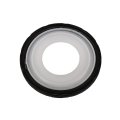 Rear Crankshaft Main Seal For Buick Allure Lacrosse 2008 2009 Rubber Lip With Round Rim Black And White 