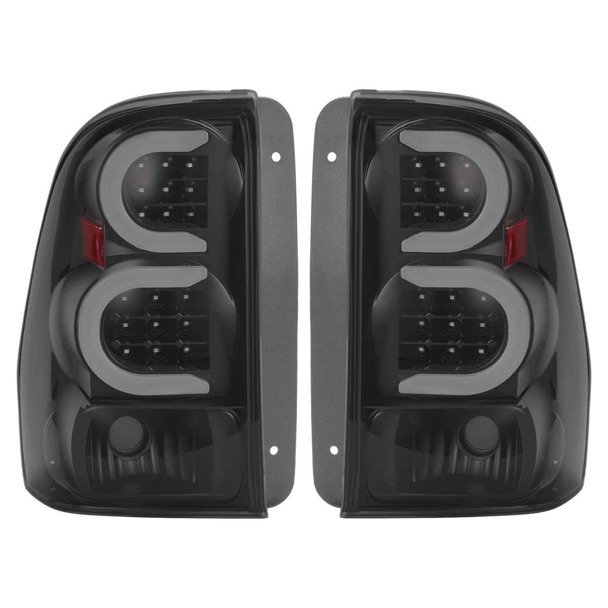 Hecasa Pair Led Tail Lights For 2002-2009 Chevy Chevrolet Trailblazer Base Ls Lt Ltz Ss Ext Ls Lt North Face North Rear Brake