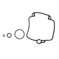2 Pcs Motorcycle Carburetor Repair Kit Replacement For Suzuki Gs500 Gs 500 Gs500e 1989-2000 