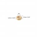 Uxcell Hex Nuts M3x0 5mm Metric Coarse Thread Hexagon Nut Brass Pack Of 100