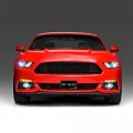 Ipick Image Ford Mustang 5 0 Gt Matt-look Laser Mark Checker Stripe Black Acrylic License Plate