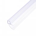Uxcell Frameless Glass Shower Door Sweep 27 56 Long With 1 25mm Drip Rail 5 16 8mm H-type Bottom Side Seal Strip