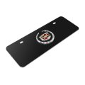 Cadillac 3d Metal Logo European Look License Plate Black Stainless Steel Half Size 12 In X 4 25 Official Licensed Bk3d