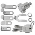 Nickel Mailbox Lock Replacement For L-1172c With 3 Keys