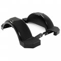 Hecasa Black Pair Of Single Axle Trailer Fenders Fits 13 Wheels Tire Skirt Boat 39 7 Long X 8 Wide 11 4 Tall