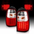 Amerilite Red Clear Led Replacement Brake Tail Lights Set For 01-02 Toyota 4 Runner Passenger And Driver Side