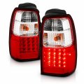 Amerilite Red Clear Led Replacement Brake Tail Lights Set For 01-02 Toyota 4 Runner Passenger And Driver Side