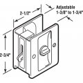 Prime-line N 6771 Pocket Door Privacy Lock With Pull Replace Old Or Damaged Locks Quickly And Easily A Brass Single Pack