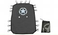 Mesh Sun Shade Top Cover With Star For Jeep Wrangler Jk Jku Unlimited Rubicon Sahara