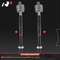 A-premium 2 X Front Inner Tie Rod Ends Compatible With Cadillac Cts 2014 2015 2016 2017 2018 2019 Replace Ev801407 22888552