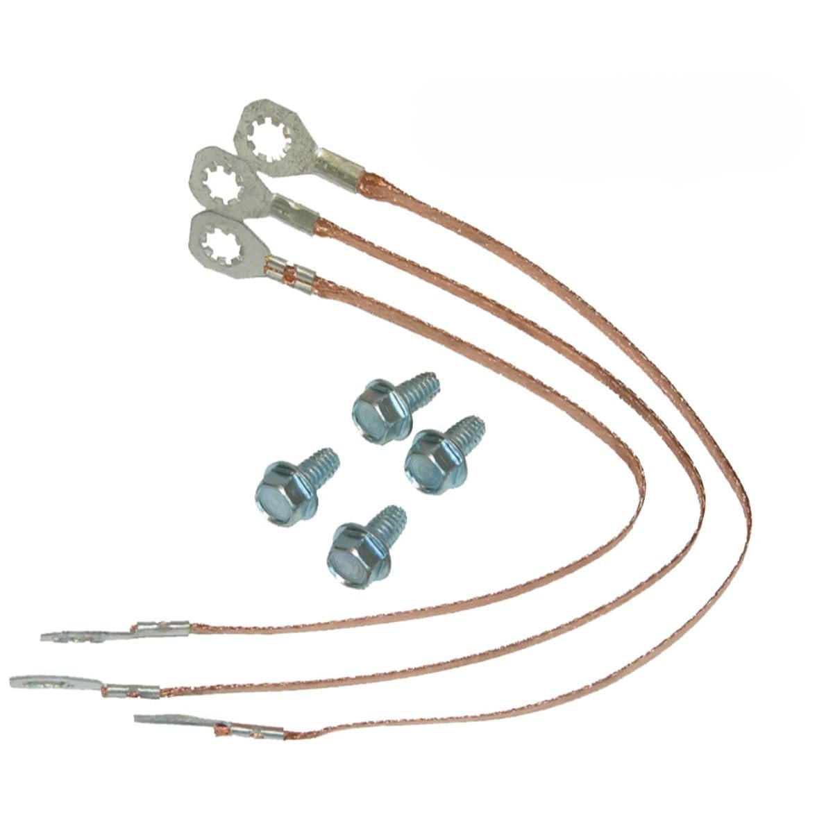Inline Tube For 1967 Chevrolet Chevelle Engine To Body Ground Straps 7pc
