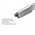 Uxcell Thread Milling Threading Tap 5 16 -24 Unf Left Hand Machine Hss High Speed Steel 6542 Uncoated 3 Straight Flutes 2b