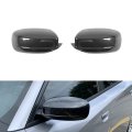 Kyyet For 2011-2020 Chrysler 300 Charger Carbon Fiber Pattern Side Door Wind Mirror Covers Cap Trim 