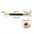 Copper Nylon 10cm 4 Tire Valve Connect Pipe Air Chuck Inflator Compressor Pump Extension Hose For Car Motorbike Bike Quick