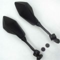 Httmt Mt417- Motorcycle Black Rear View Left Right Mirrors Compatible With 2013 2014 2015 Kawasak Ninja 300r Ex300 Abs Zx6r 636