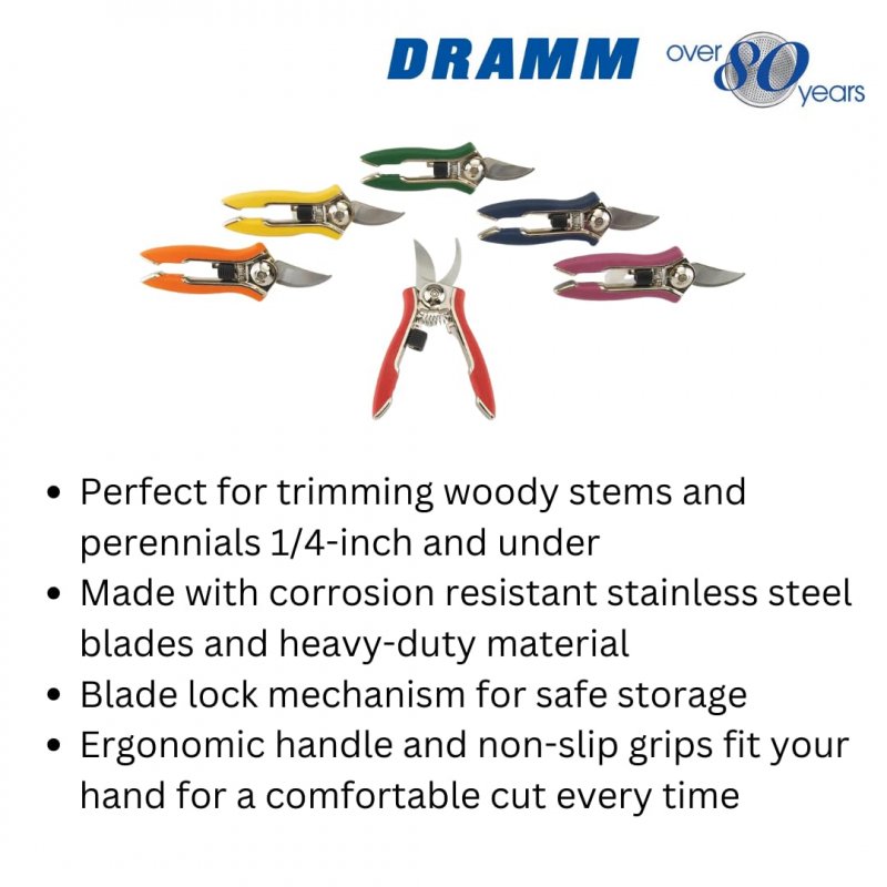 Dramm Corp 18013 Compact Pruner 1 Ea Yellow