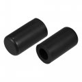 X Autohaux 5 Pcs 10mm 0 39 Silicone Hose Cap Intake Vacuum Tube End Plug For Car Black